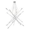 Intersected Ceiling Lamp Chrome