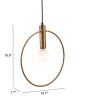Gold Ring Ceiling Lamp