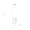 Ballina 1-Light Polished Nickel Mini-Pendant
