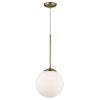 Solea 1-Light Antique Brass Pendant