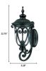 Naples 1-Light Matte Black Wall Light