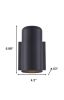 Minimalist Matte Black Wall Sconce