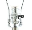 15" X 15" X 58" Brushed Nickel Metal Glass Led Shade Floor Lamp