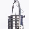 15" X 15" X 66" Large Steel  Pendant Lamp