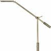 Sleek Brass Metal Adjustable And Dimmable Led Desk Lamp