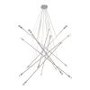 Intersected Ceiling Lamp Chrome