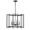 Rhian 8-Light Matte Black Pendant