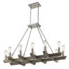 Finnick 12-Light Satin Nickel Chandelier
