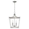 Kennedy 4-Light Satin Nickel Pendant