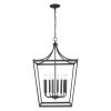 Kennedy 8-Light Matte Black Pendant