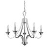 Michelle 5-Light Polished Nickel Chandelier