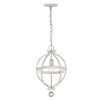 Callie 1-Light Country White Pendant