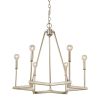 Reagan 6-Light Washed Gold Chandelier
