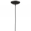 Industrial Brushed Bronze Hanging Light
