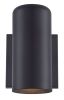 Minimalist Matte Black Wall Sconce