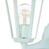 White Glass Lantern Wall Light