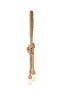 7" X 7" X 43" Rope Two Bulbs  Pendant Lamp