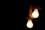 7" X 7" X 43" Rope Two Bulbs  Pendant Lamp