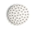 29 X 29 X 7 White Glass Metal Pendant Lamp