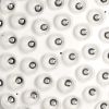 29 X 29 X 7 White Glass Metal Pendant Lamp