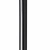 Dramatic Floor Lamp Bell Shaped Base In Black Nickel Finish Metal