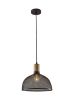 Caged Black Metal Large Ceiling Pendant