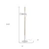 55" Natural Reading Floor Lamp