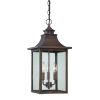 St. Charles 3-Light Acopper Patina Hanging Light
