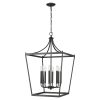 Kennedy 8-Light Matte Black Pendant