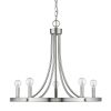 Sawyer 5-Light Satin Nickel Chandelier