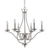 Genevieve 5-Light Satin Nickel Chandelier