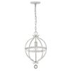 Callie 1-Light Country White Pendant