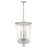 Callie 3-Light Country White Foyer Pendant