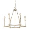 Reagan 6-Light Washed Gold Chandelier