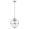 Kassian 1-Light Satin Nickel Pendant