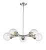 Portsmith 5-Light Polished Nickel Chandelier
