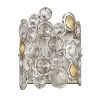 Vitozzi 1-Light Antique Silver Leaf Sconce