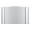 Polished Chrome Wall Sconce with Frosted Glass Shade