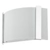 Polished Chrome Wall Sconce with Frosted Glass Shade