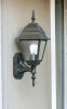 Antique Brown Swing Arm Outdoor Wall Light