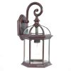 Dark Brown Eastern Lantern Wall Light